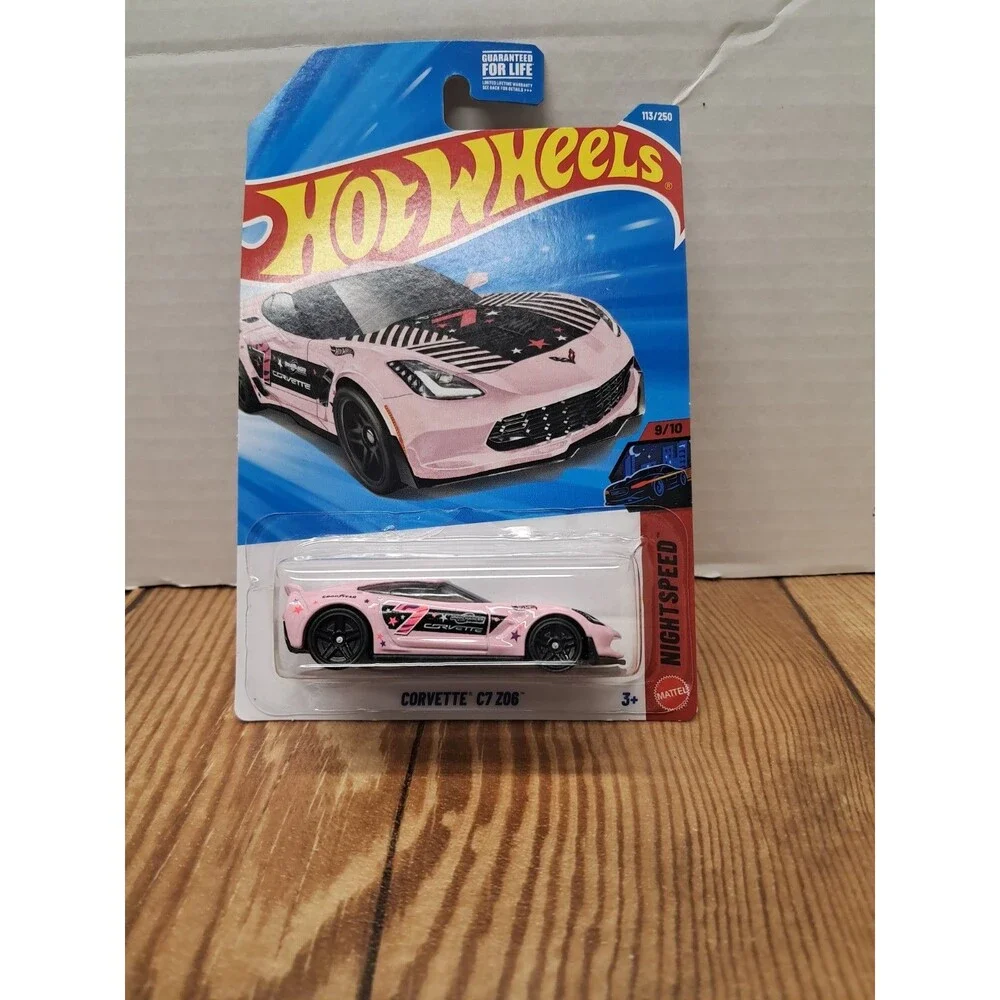 2026 Hot Wheels Corvette C7 Z06 Pink Nightspeed 9/10 JJJ73 113/250